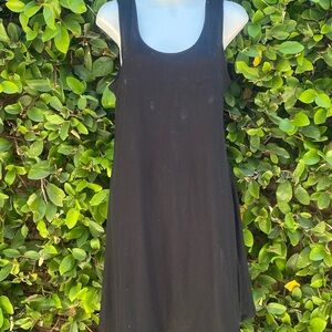 Mudd Black Sleeveless Dress/Swim Coverup w/ Shoulder Strap, Black Poly/Spandex